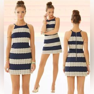 Lilly Pulitzer NWT Annabelle Shift True Navy $288